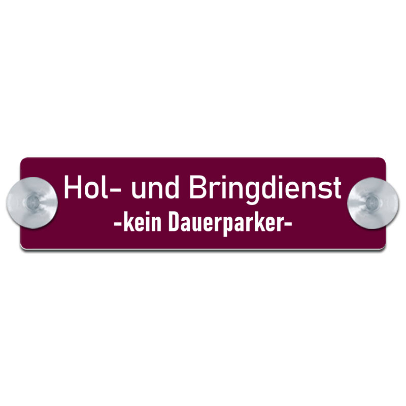 Hol - und Bringdienst, kein Dauerparker
